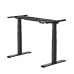 Flexispot Adjustable Desk ET223, Black (2 Motors, Capacity:125kg,Height Adj: 58cm-123cm,Desk Top Width:110cm-180cm,Speed: 32mm/s),(Without Table Top)