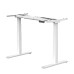 Flexispot Adjustable Desk ET223, White (2 Motors, Capacity:125kg,Height Adj:58cm-123cm,Desk Top Width:110cm-180cm, Speed:32mm/s),(Without Table Top)