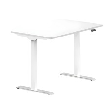 Flexispot Adjustable Desk ET223, White (2 Motors, Capacity:125kg,Height Adj:58cm-123cm,Desk Top Width:110cm-180cm, Speed:32mm/s),(Without Table Top)