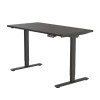 Flexispot Adjustable Desk ET262, Black (Capacity:100kg,Height Adj:70cm-119cm,Desk Top Width:110cm-148cm,Speed: 25mm/s),(Without Table Top)