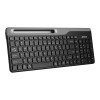 A4Tech Wireless Keyboard FBK25, Multimedia, Smartphone Cradle, up to 4 Devices, BT/2.4Ghz, Black