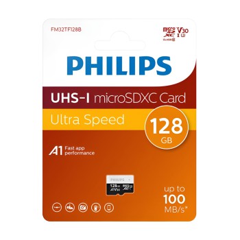PHILIPS MicroSD Card UHS-I (U3) (V30) 128GB