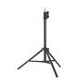 Tripod Photography Aluminum 160cm (Adjustable Height, Heavy Duty, Universal Compatibility), Black