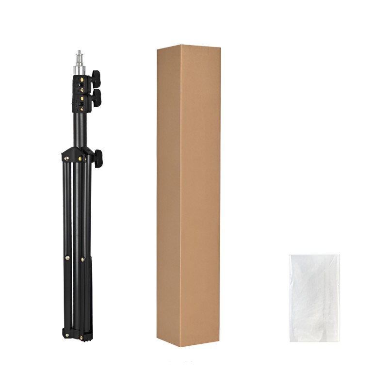 Tripod Photography Aluminum 160cm (Adjustable Height, Heavy Duty, Universal Compatibility), Black