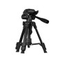 Tripod Photography Professional Aluminum 65cm (Locking Knob, Support Smooth 360°), Black F-50T
