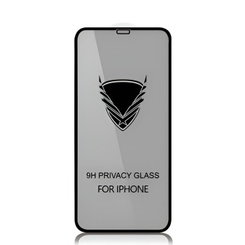 GA Tempered Glass Privacy for Iphone 15 Pro, Black (10pcs)