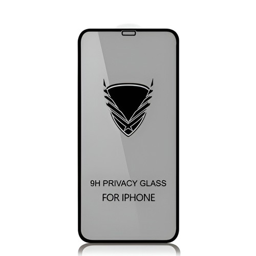 GA Tempered Glass Privacy for Iphone 16 Pro, Black (10pcs)