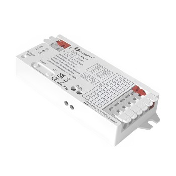 Gledopto ZigBee Pro+ 5in1 LED Controller CCT/RGB/RGBW/RGBCCT/Single Color (GL-C-201P), DC12~24V, 15A/CH, max 20A output