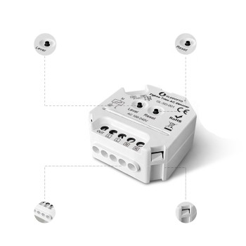 Gledopto ZigBee Pro Triac AC / Trailing Edge Dimmer (GL-SD-001), AC100~240V, max 400W power loaded, 1 Channel