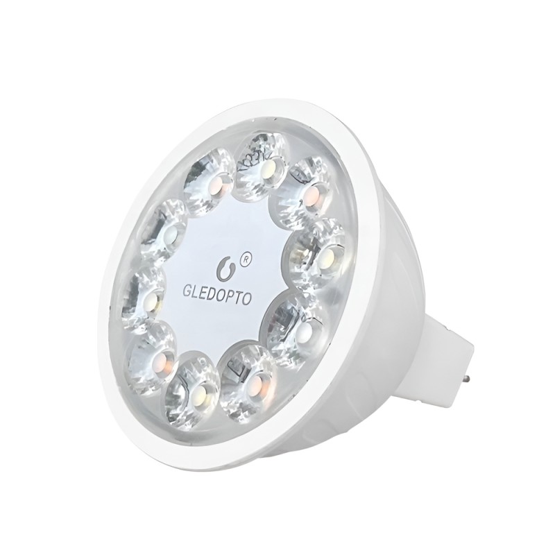 Gledopto ZigBee 3.0 MR16(G5.3) LED Spotlight RGB+CCT 5W (Beam angle 30°, 500lm, CRI>80) (GL-S-014P)