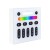 Gledopto 2.4G RGBW 4 zone RGB+CCT wall mounted touch panel remote (GL-W-003Z), compatiable with Pro version lights and controllers