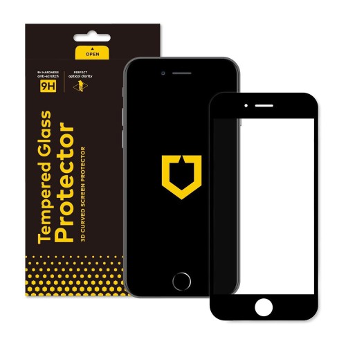 RhinoShield Glass 3D Curved Edge iPhone 7Plus/8Plus, Black