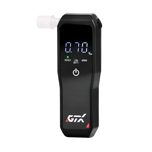 GTX Portable Digital Alcohol Tester, Black