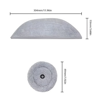 Roborock Mop For S8 MaxV Ultra/ G20S 2pcs/pack