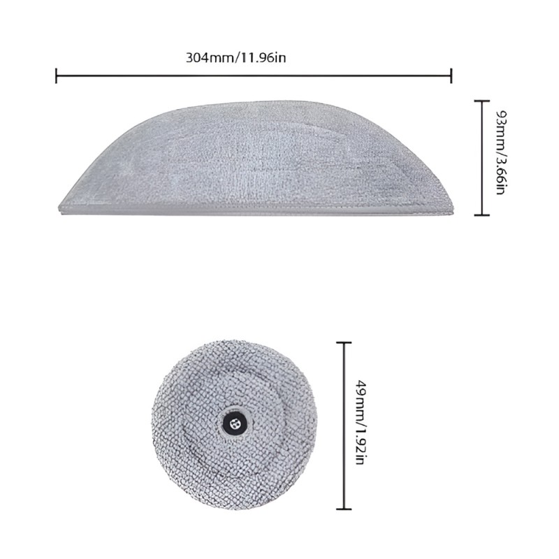 Roborock Mop For S8 MaxV Ultra/ G20S 2pcs/pack