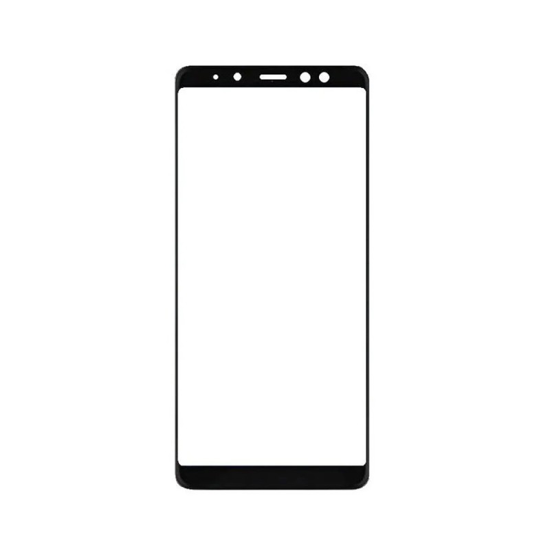 Helmet Glass 3D Round Edge Samsung A8 Plus (2018) Black