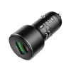 Hoco Car Charger USB/Type-C PD 20W + QC3.0 18W Z42, Black