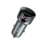 Hoco Car Charger USB/Type-C PD 20W + QC3.0 18W Z42, Gray
