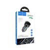 Hoco Car Charger USB/Type-C PD 20W + QC3.0 18W Z42, Gray