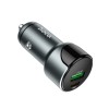 Hoco Car Charger USB/Type-C PD 20W + QC3.0 18W Z42, Gray