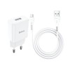 Hoco Wall Charger with Cable USB to Micro-USB 2.1A N9 Especial, White Hoco Wall Charger with Cable USB to Micro-USB 2.1A N9 Especial, White