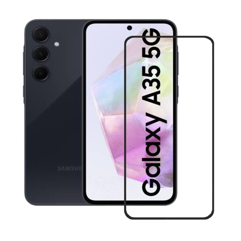 Helmet Diamond Glass 5D Samsung A35 5G, Black