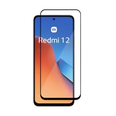 Helmet Diamond Glass 5D Redmi 12, Black
