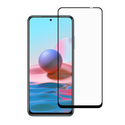 Helmet Diamond Glass 4D Redmi Note 10 5G, Black