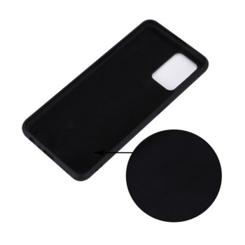 Helmet Case Liquid Silicone Oppo A74, Black