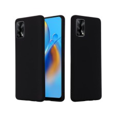 Helmet Case Liquid Silicone Oppo A74, Black