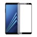 Helmet Full Coverage Glass Samsung A8 (2018), Black
