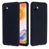 Helmet Case Liquid Silicone Samsung A04, Black