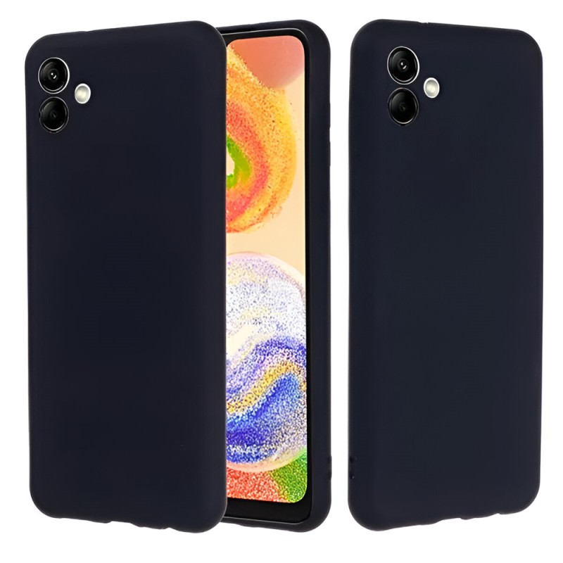 Helmet Case Liquid Silicone Samsung A04, Black