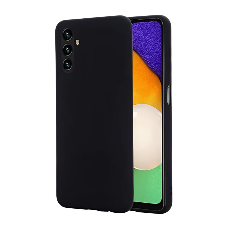 Helmet Case Liquid Silicone Samsung A04S, Black
