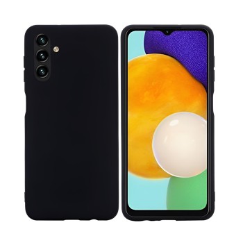 Helmet Case Liquid Silicone Samsung A04S, Black