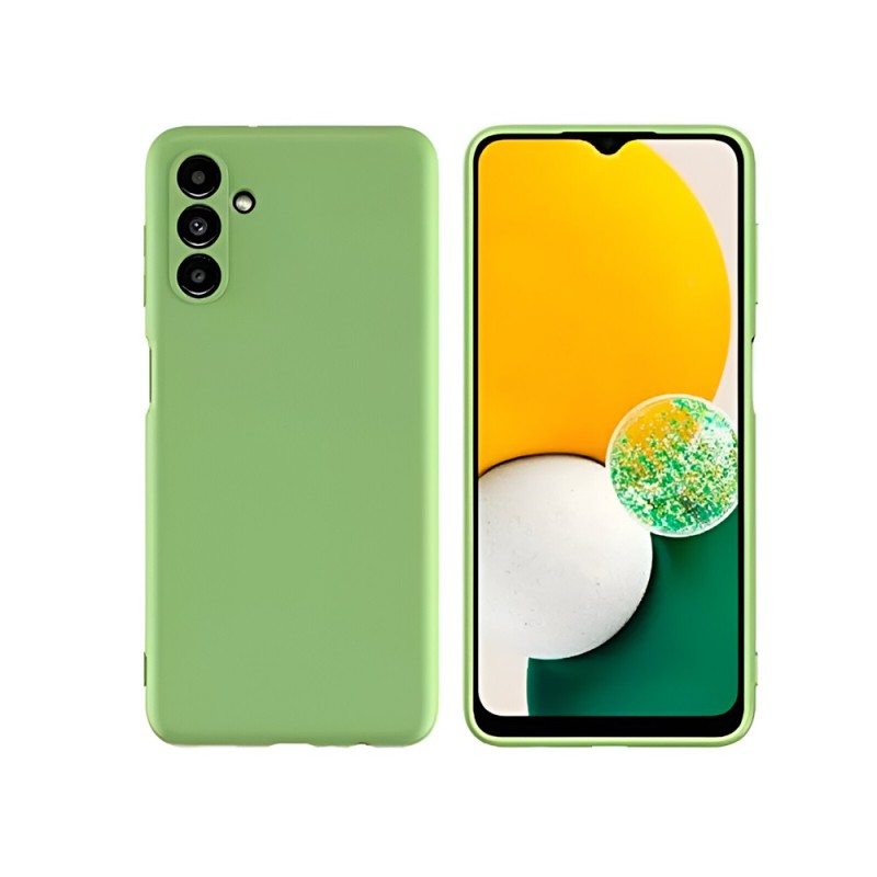 Helmet Case Liquid Silicone Samsung A04S, Green
