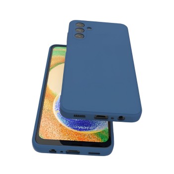 Helmet Case Liquid Silicone Samsung A04S, Blue