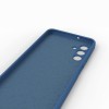 Helmet Case Liquid Silicone Samsung A04S, Blue
