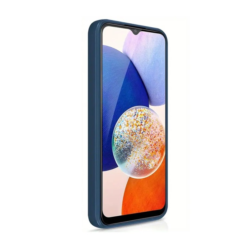 Helmet Case Liquid Silicone Samsung A05S, Blue Helmet Case Liquid Silicone Samsung A05S, Blue