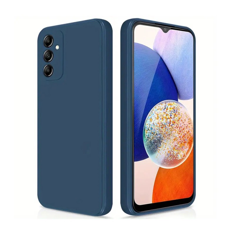 Helmet Case Liquid Silicone Samsung A05S, Blue Helmet Case Liquid Silicone Samsung A05S, Blue