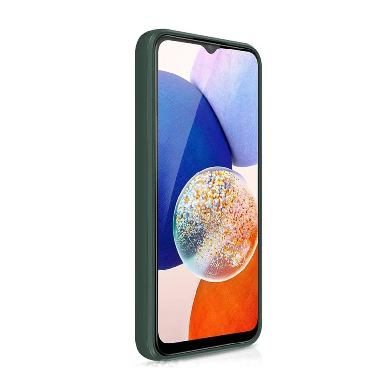 Helmet Case Liquid Silicone Samsung A05S, Green