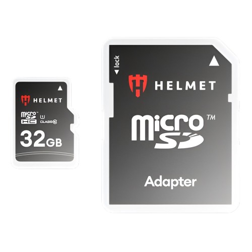 Helmet MicroSD Card (Class 10) UHS-I (U1) + SD Adapter, Basic Line, 32 GB