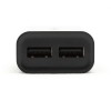 Helmet Wall Charger with Cable USB to Micro-USB 2xUSB 2.4A, Black	