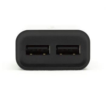 Helmet Wall Charger with Cable USB to Micro-USB 2xUSB 2.4A, Black	