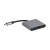 Helmet Adapter Type-C to USB3.0+HDMI+PD, HC-04, Grey