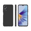 Helmet Case Liquid Silicone Oppo A17, Black
