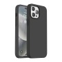 Helmet Case Liquid Silicone iPhone 14 Pro Max, Black