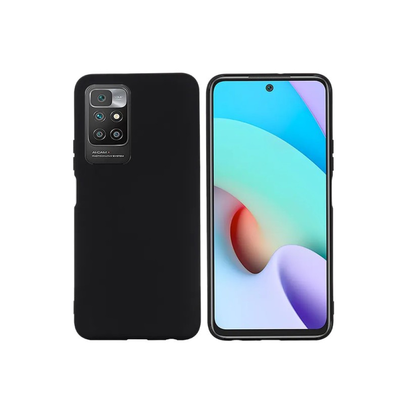 Helmet Case Liquid Silicone Redmi 10, Black