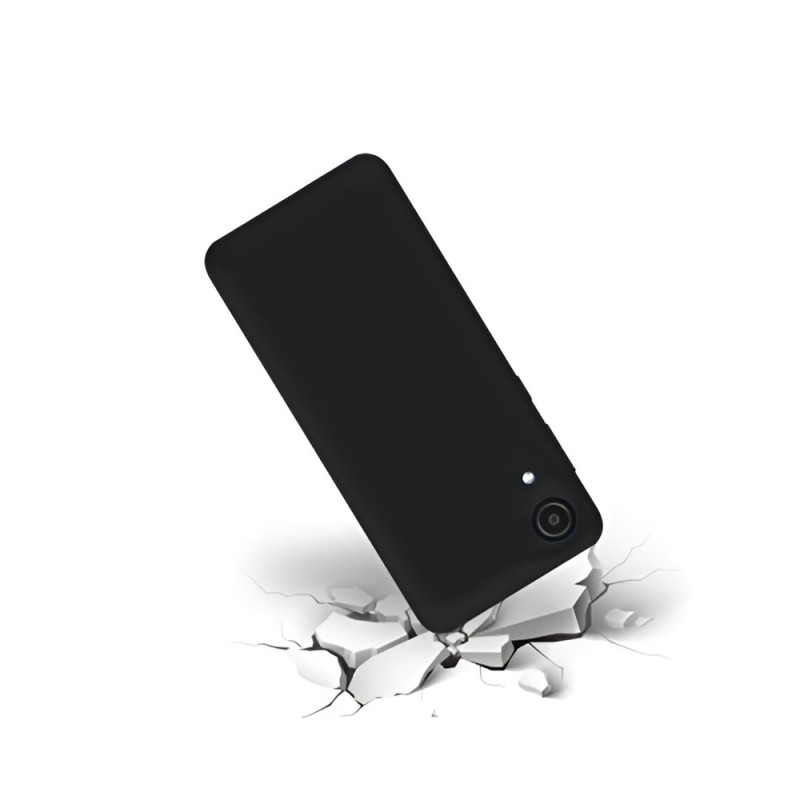 Helmet Case Liquid Silicone Samsung A03 Core, Black