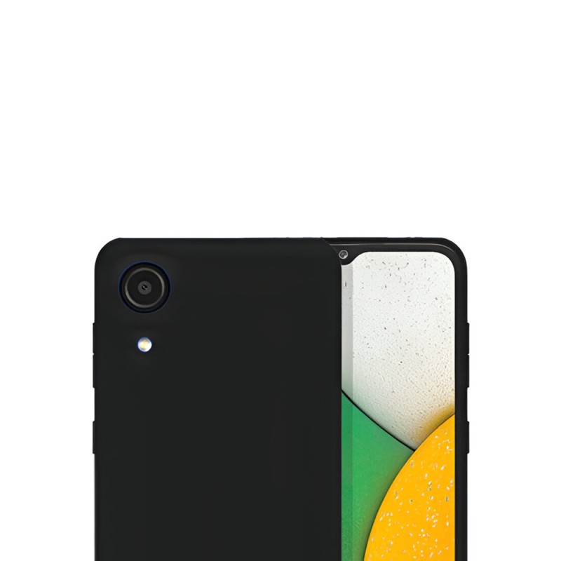 Helmet Case Liquid Silicone Samsung A03 Core, Black